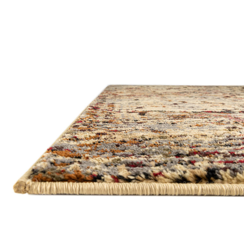 Trent Austin Design® Knowle Performance Cream/Brown/Gray Rug & Reviews